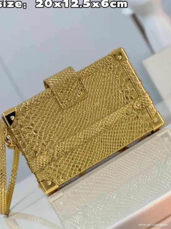 Official oldcobbler VUITTON PETITE MALLE LOUIS 0610